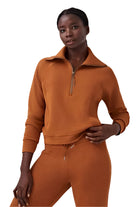 AirEssentials Half Zip - Butterscotch - Front - Ella Where She Shops