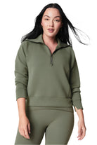 AirEssentials Half Zip - Clover - Front - Ella Where She Shops