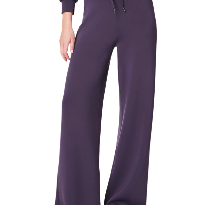 AirEssentials Wide Leg Pant - Aubergine - Front - Ella Where She Shops