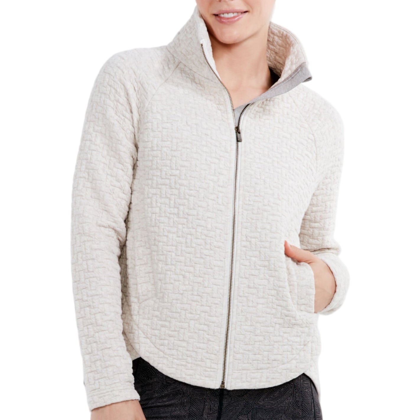All Year Quilted Jacket – Cream – Ella Where She Shops