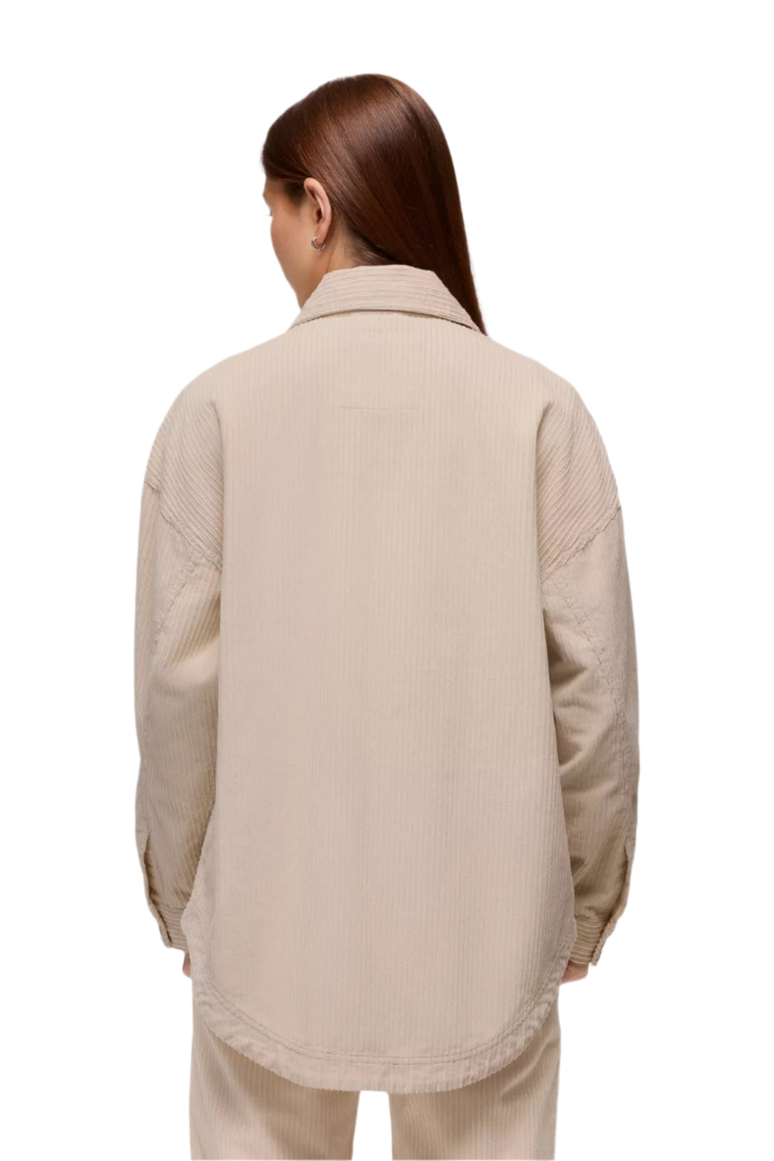 Annie’s Canyon Cord Shacket – Almond Back – Ella Where She Shops