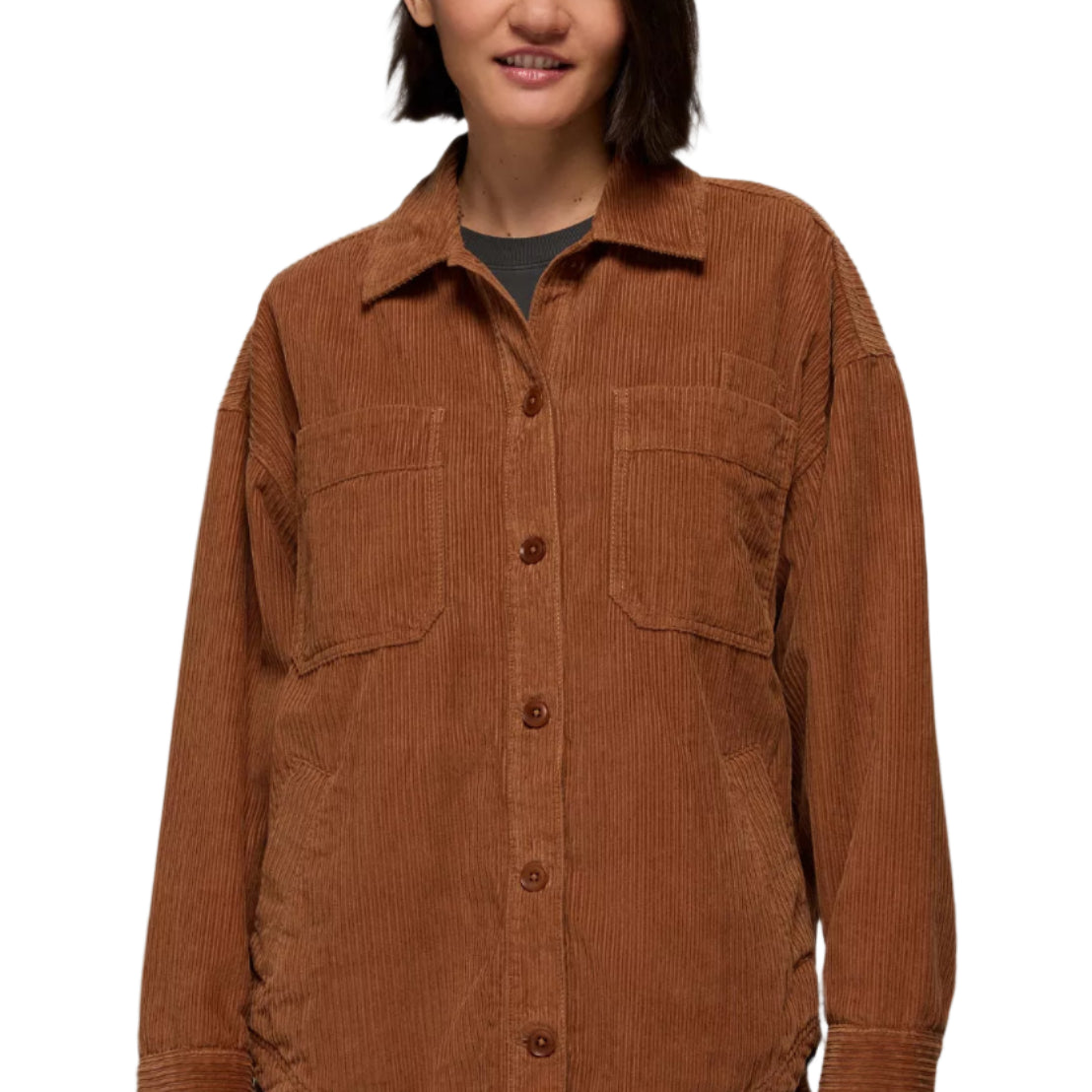 Annie’s Canyon Cord Shacket – Tawny Front – Ella Where She Shops