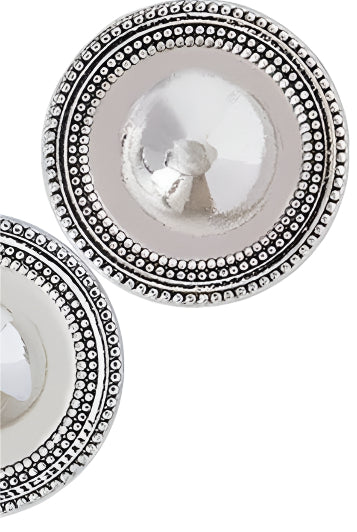 Antique Silver Shiny Magnet Button Pin Set - Ella Where She Shops