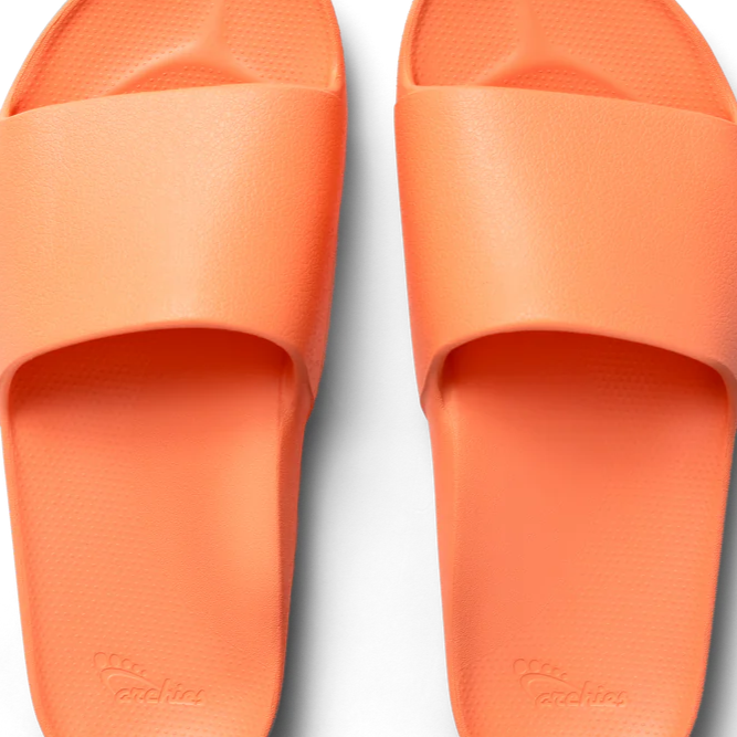 Arch Support Slides - Peach Front - Ella Where She Shops