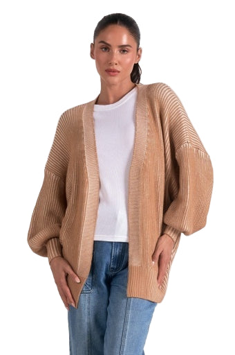 Beige and cream Open Sweater ella where she shops