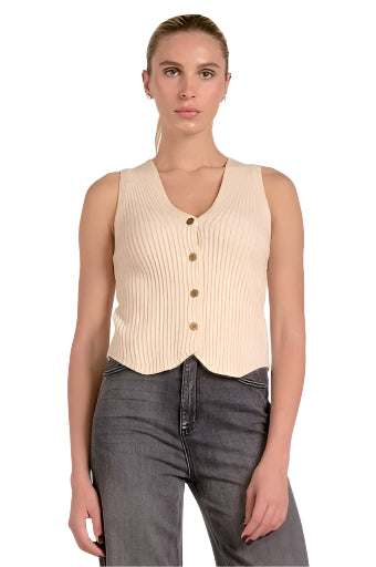 Bella Sweater Vest – Front – Ella Where She Shops