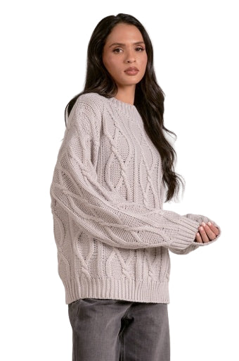 Cable Knit Sweater ella where she shops