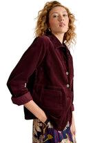 Carrie Cord Jacket - Front - Ella Where She Shops