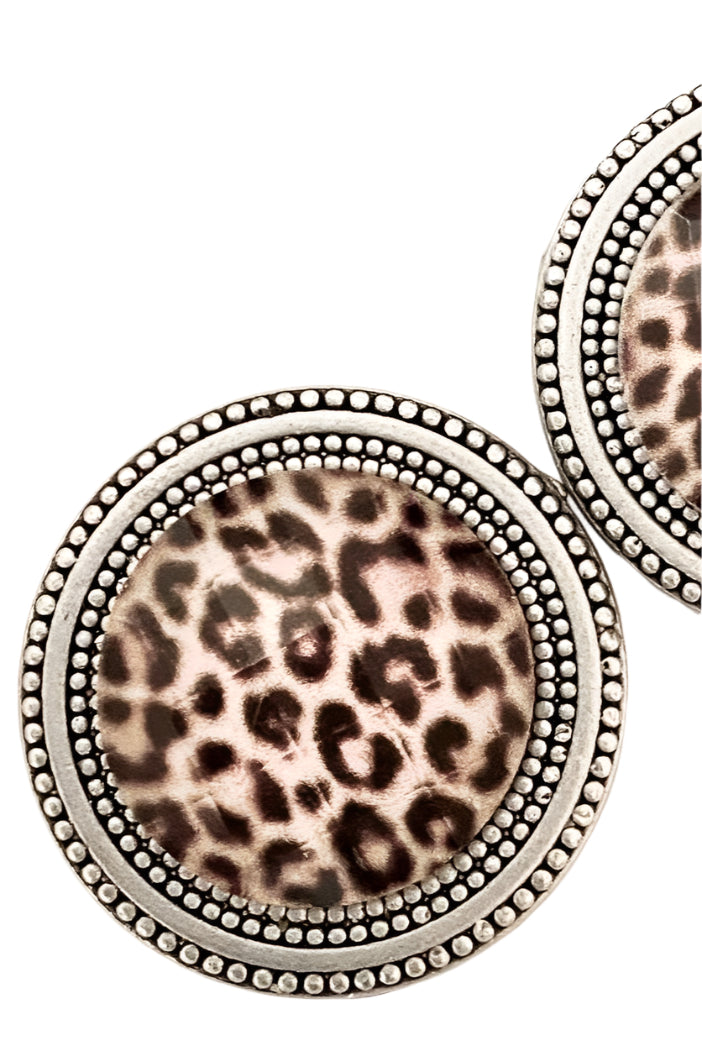 Cheetah Print Magnet Button Pin Set - Ella Where She Shops