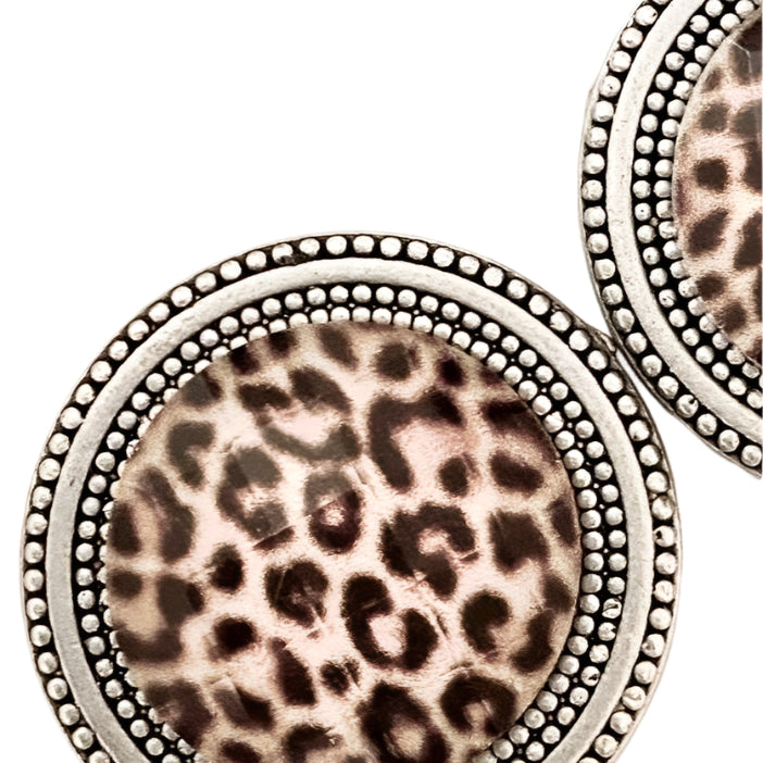 Cheetah Print Magnet Button Pin Set - Ella Where She Shops