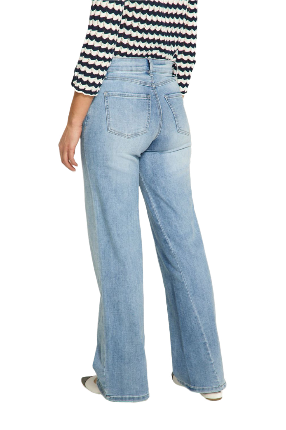Christina Wide Leg Denim – Back – Ella Where She Shops