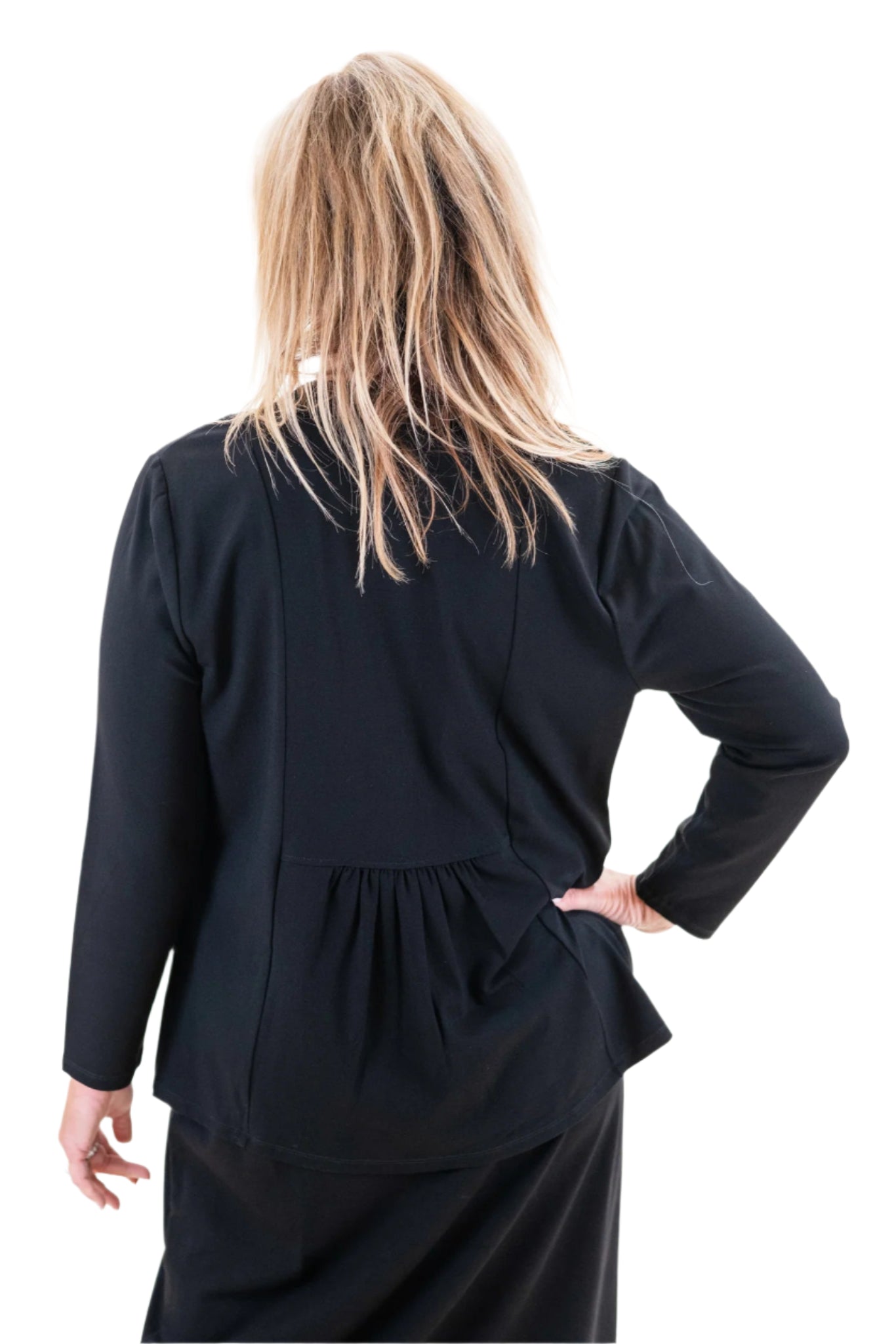 Core Travel Easy Jacket - Black Back - Ella Where She Shops