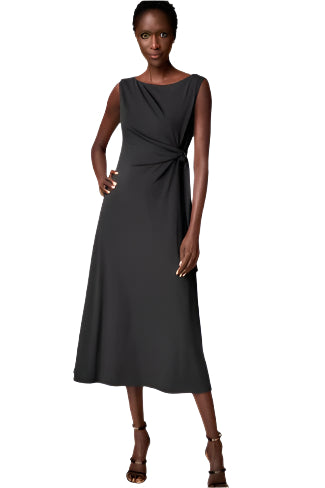 Crepe Dominique Dress – Front – Ella Where She Shops