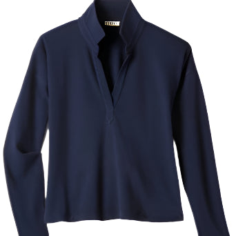 Easy Polo Top – Navy – Ella Where She Shops
