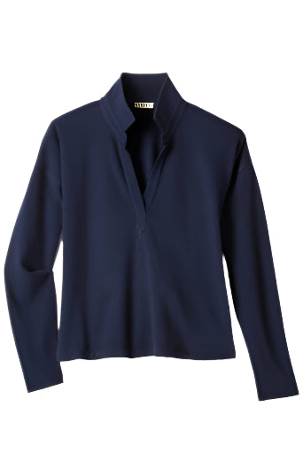 Easy Polo Top – Navy – Ella Where She Shops