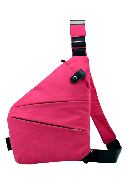 FlyHugz® Anti-Theft Travel Bag – Pink Front – Ella Where She Shops