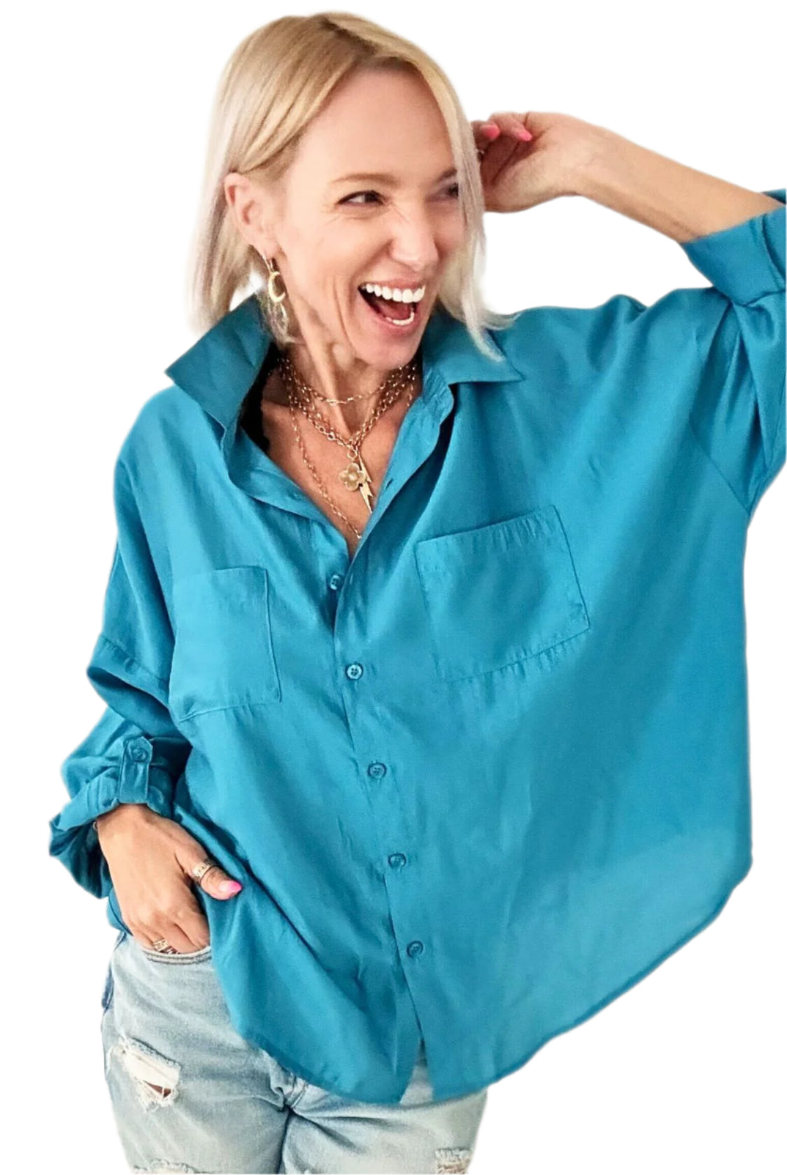 Goddess Shirt Aqua Ella where she shops