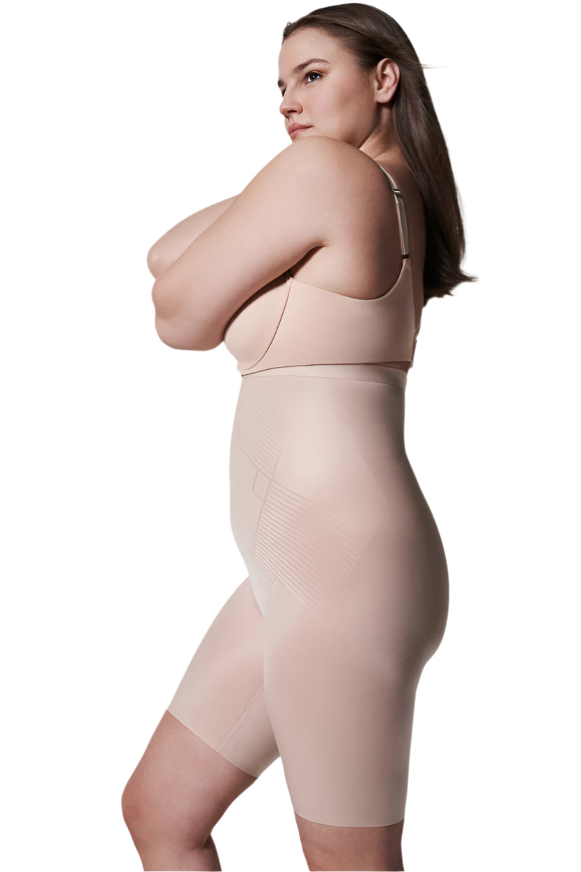 Invisible High-Waisted Mid-Thigh Short – Side – Ella Where She Shops