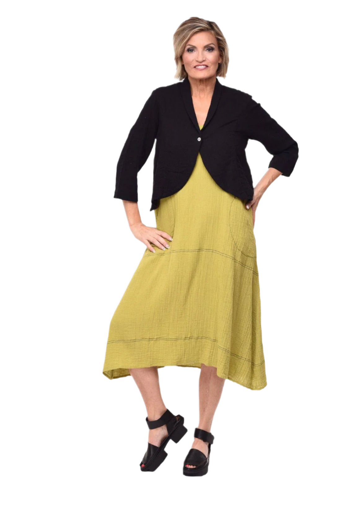 Landon Jacket – Black Front – Ella Where She Shops