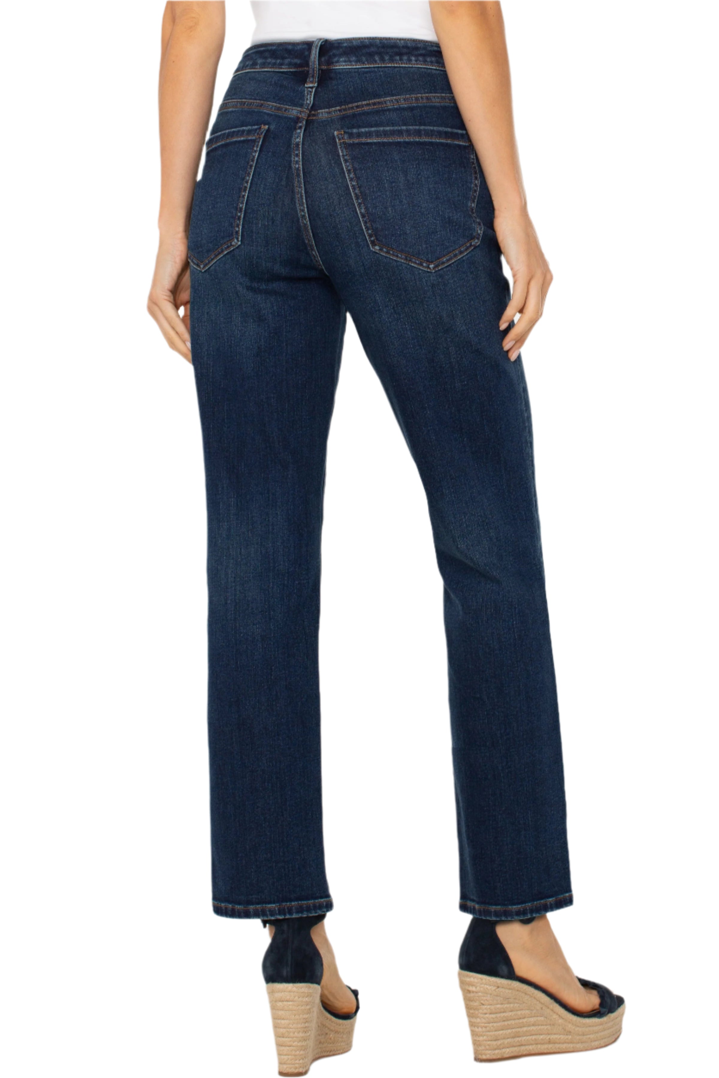 Liv Relaxed Skinny 28" – Back – Ella Where She Shops