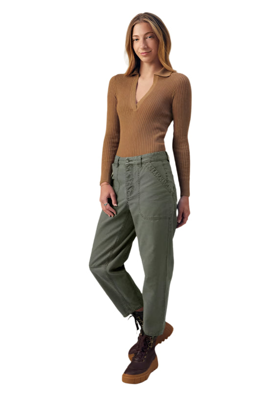 Melrose Pant – Green Front – Ella Where She Shops
