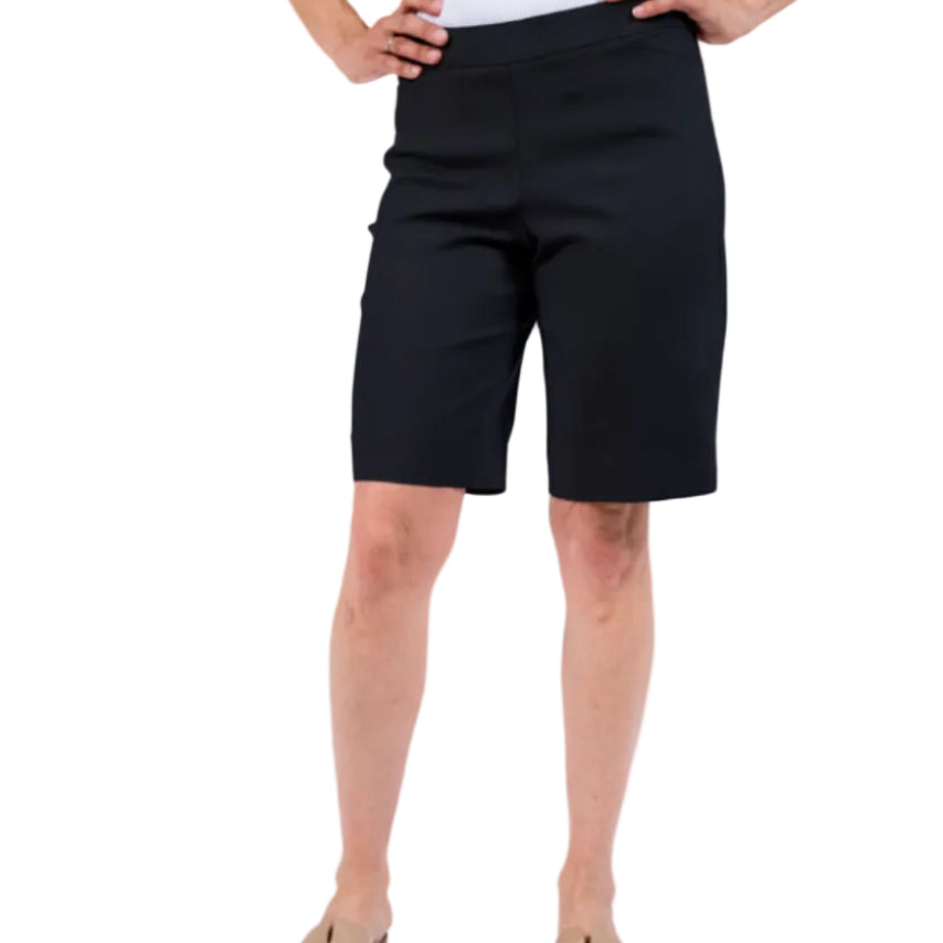 Milan 11" Bermuda w/Pockets Black Ella Where She Shops