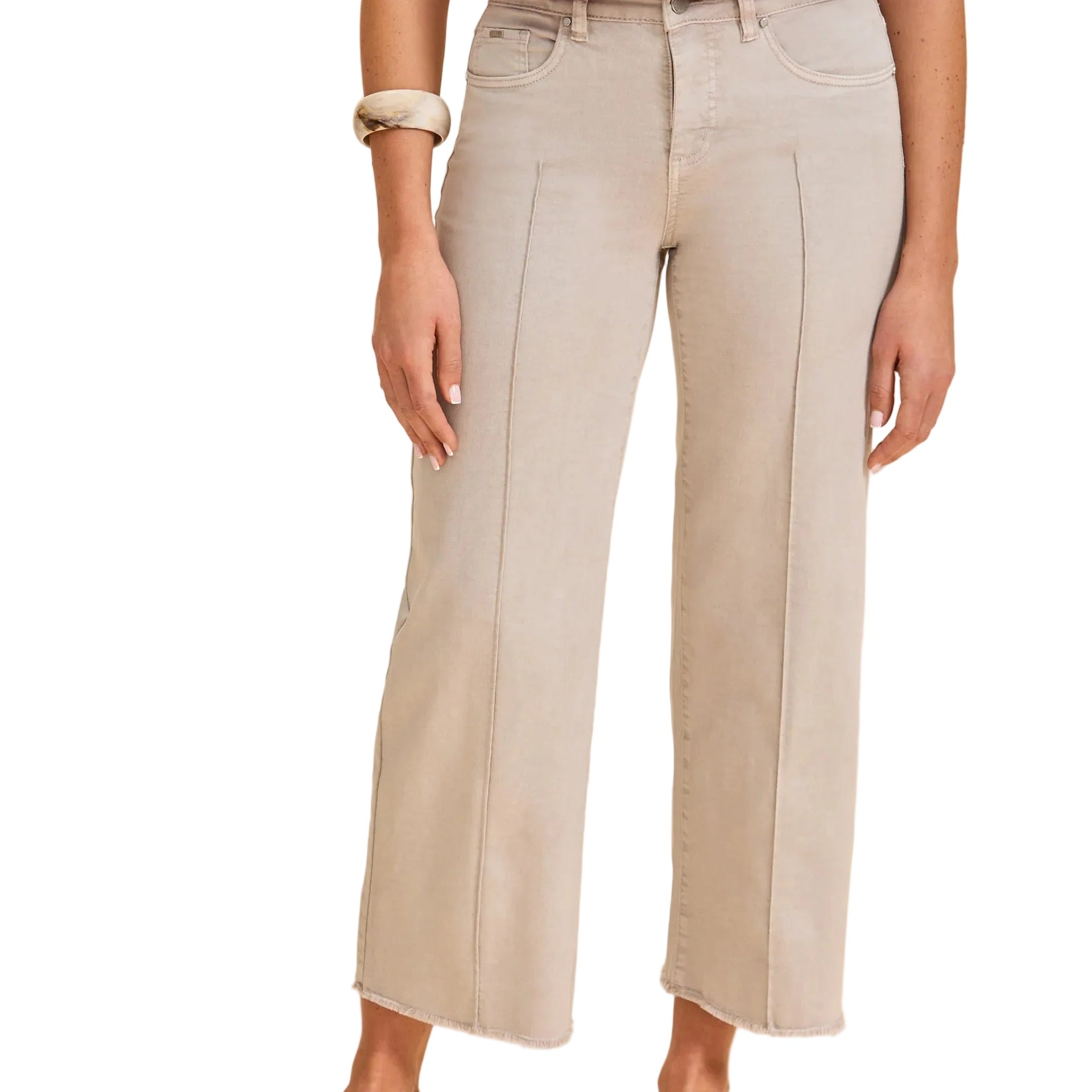 Olivia Wide Ankle Denim gray ella where she shops