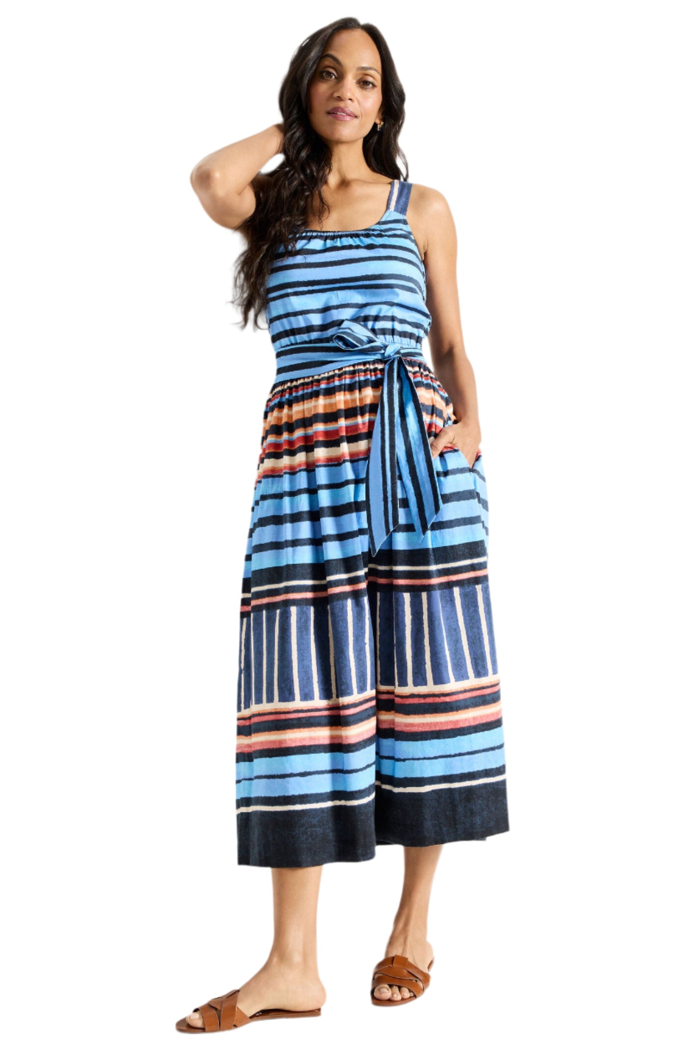 Painted Peninsula Sophie Dress – Front – Ella Where She Shops