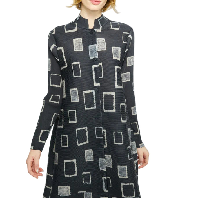 Parisian Pleats Chateau Jacket Dress Black – Ella Where She Shops