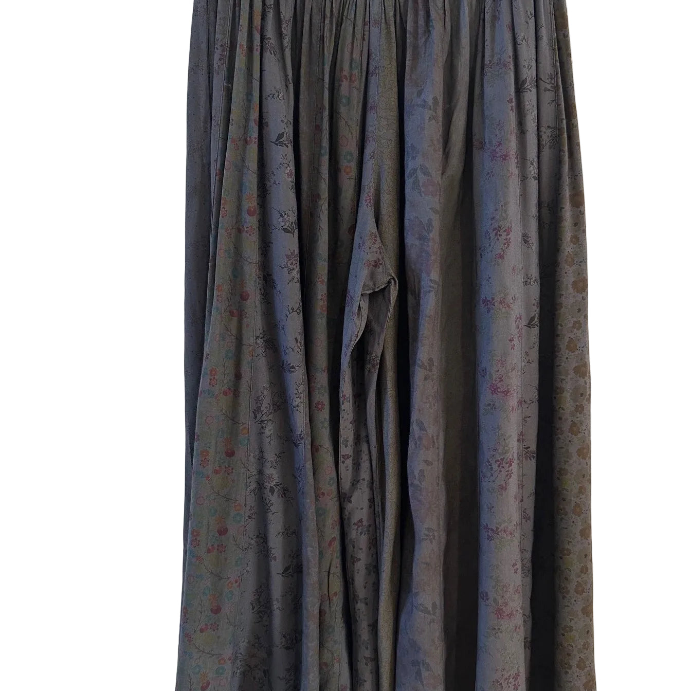 Patchwork Palazzo Pants charcoal ella where she shops