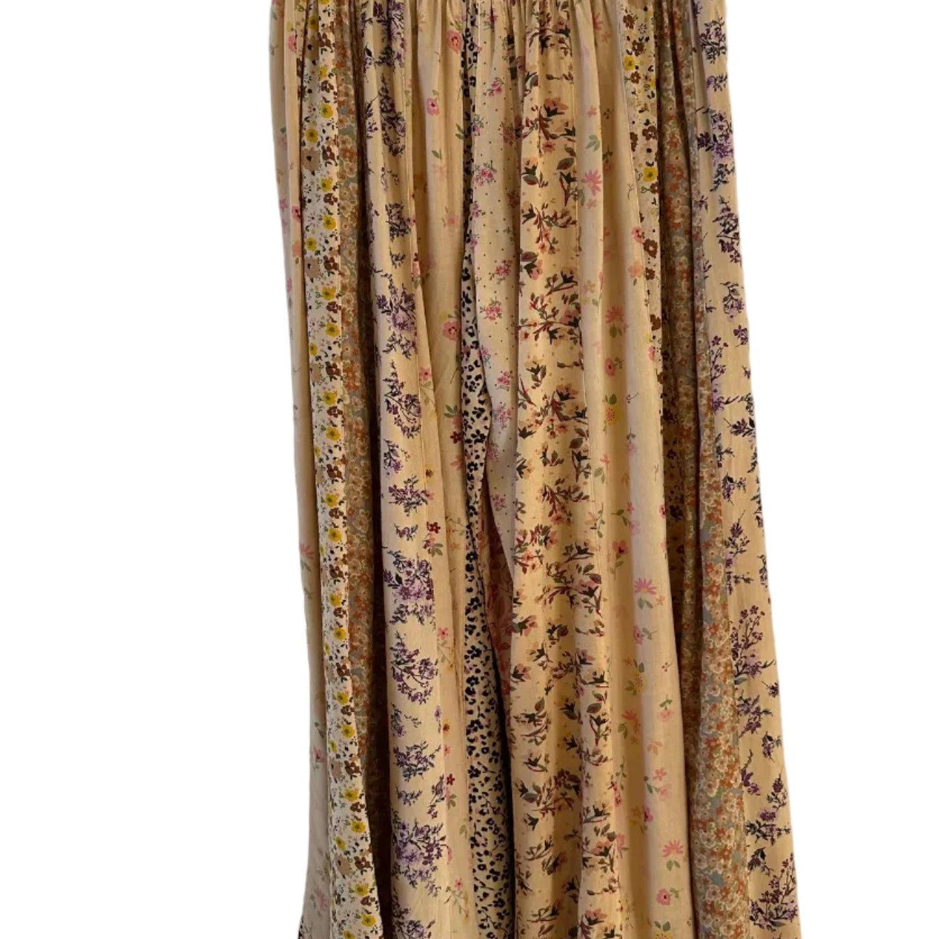 Patchwork Palazzo Pants peach ella where she shops