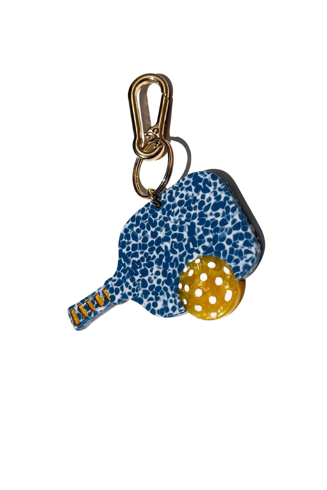 Pickleball Bag Charm & Keychain - Front - Ella Where She Shops