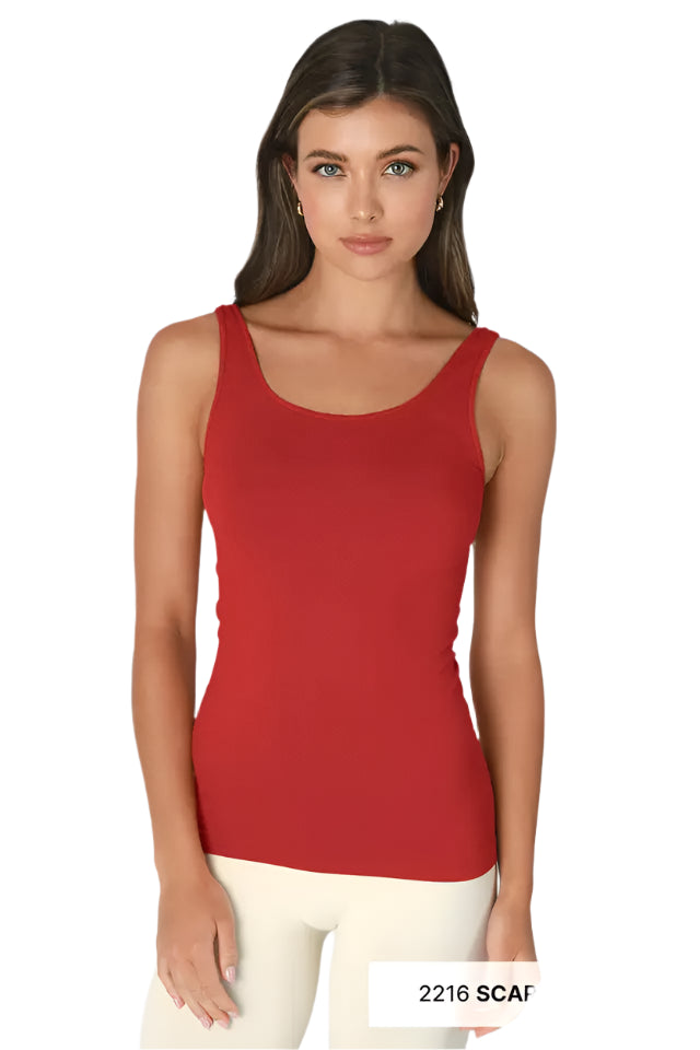 Plain Jersey Tank Top – Scarlet Smile – Ella Where She Shops