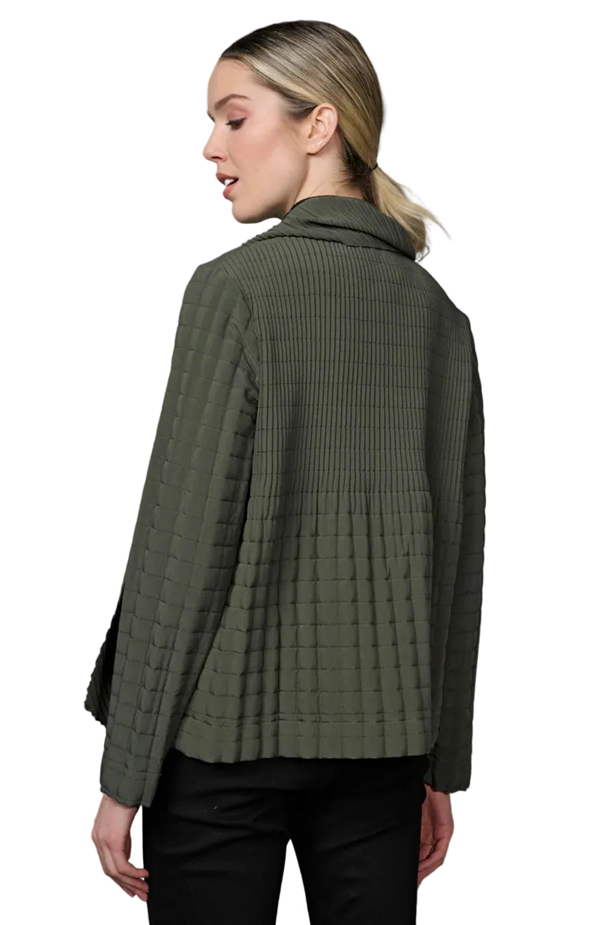 Pleated Jacket with Scarf Ella Where She Shops