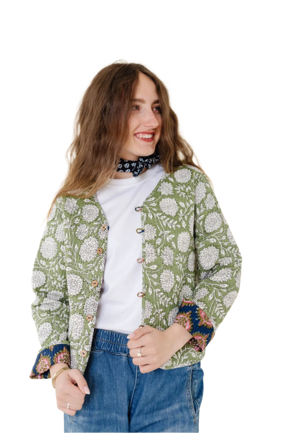 Simone Quilted Jacket - Side 2 - Ella Where She Shops