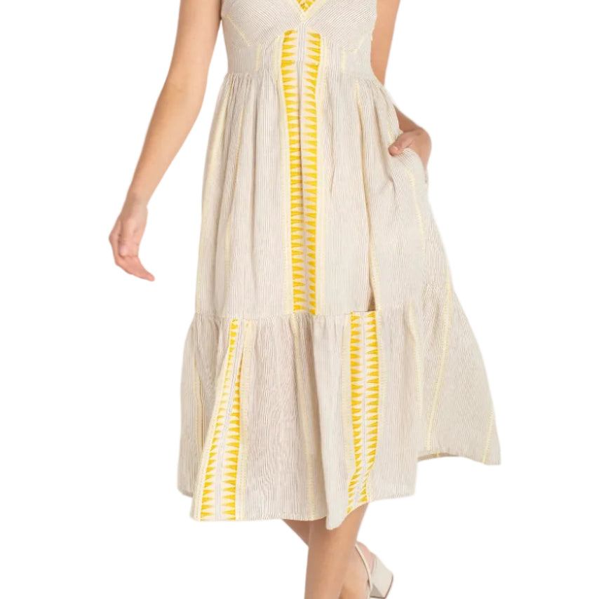 Sleeveless Midi Dress Front Ella Where She Shops