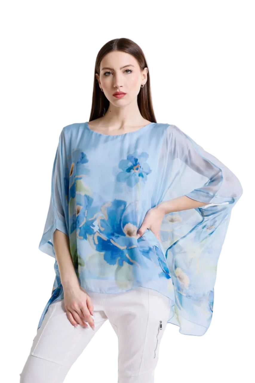 Sofia Gardenia Silk Kaftan Ella Where She Shops