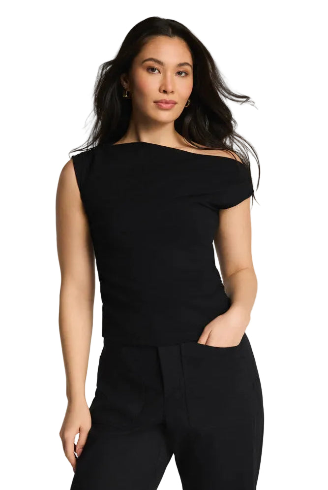 Spanx_Ribbed_Knit_Off-the-shoulder_Ruched_Top_ella_where_she_shops