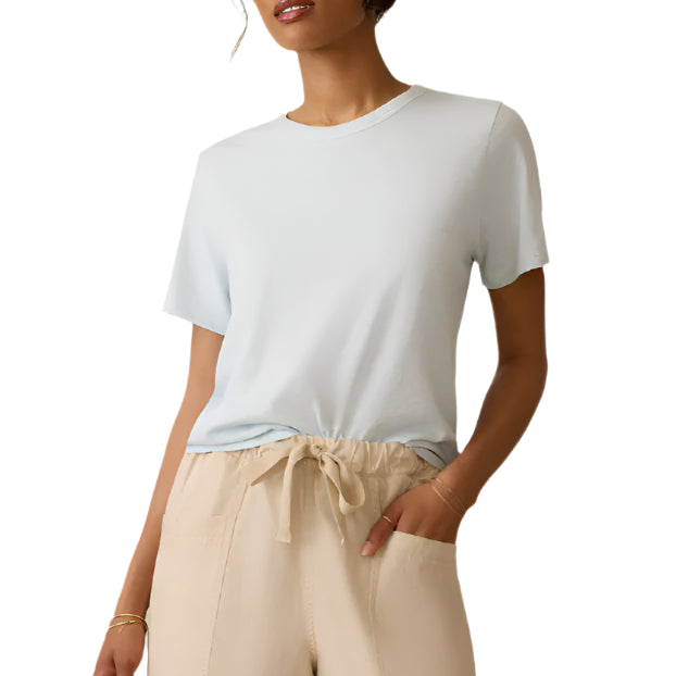 Sunwashed Regenerative Essential Tee – Sky Front – Ella Where She Shops