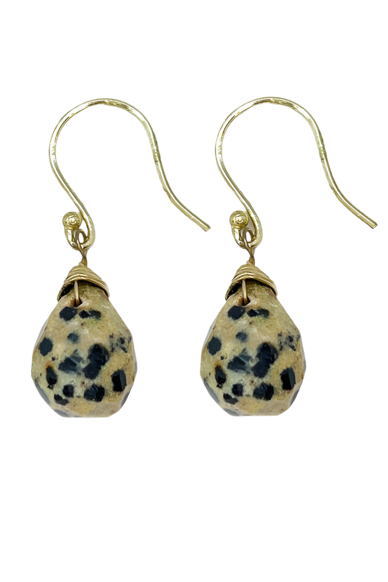 Tear-Drop Semi-Precious Stone Earrings - Style 2 - Ella Where She Shops