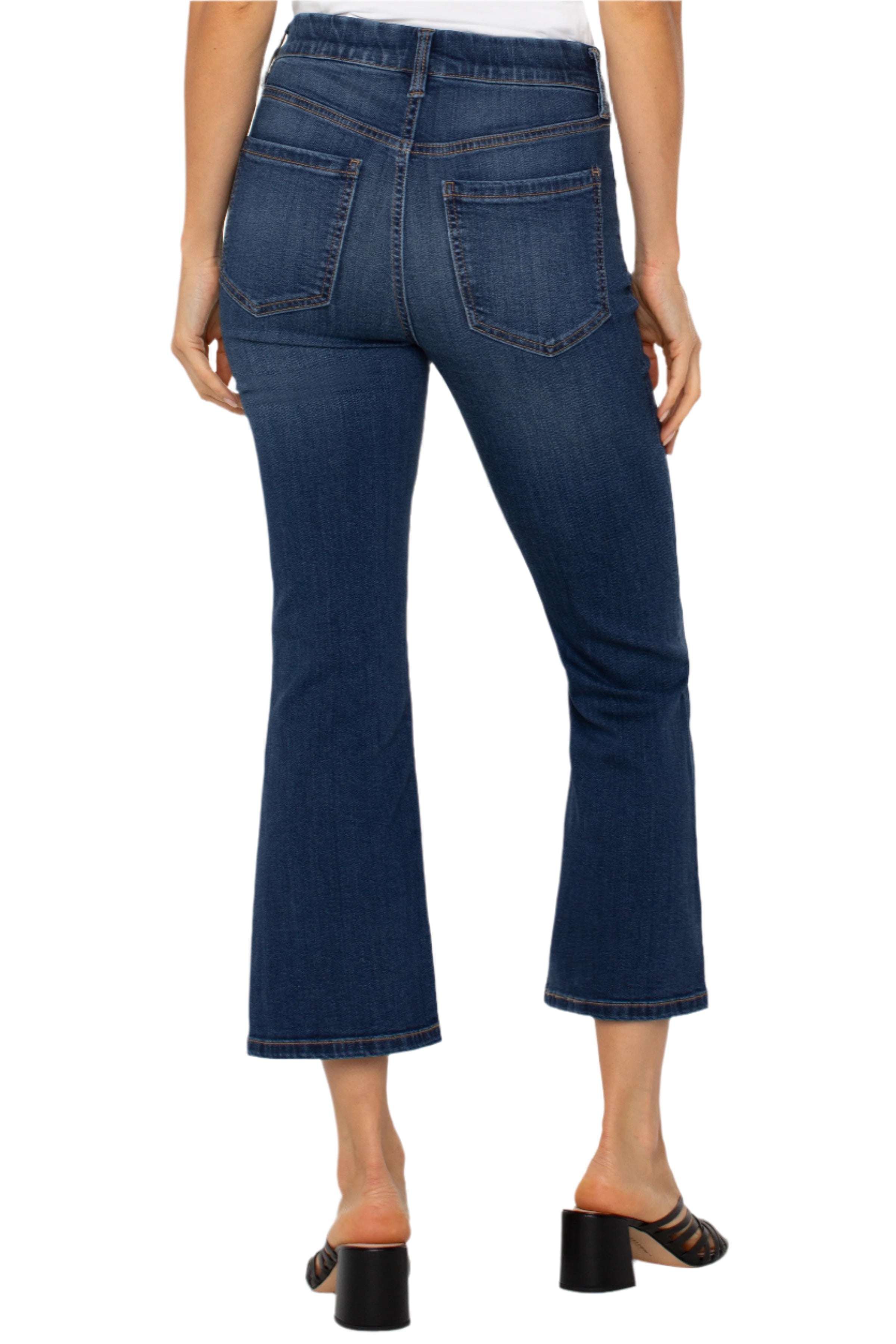 The Gia Glider Crop Flare - Back - Ella Where She Shops