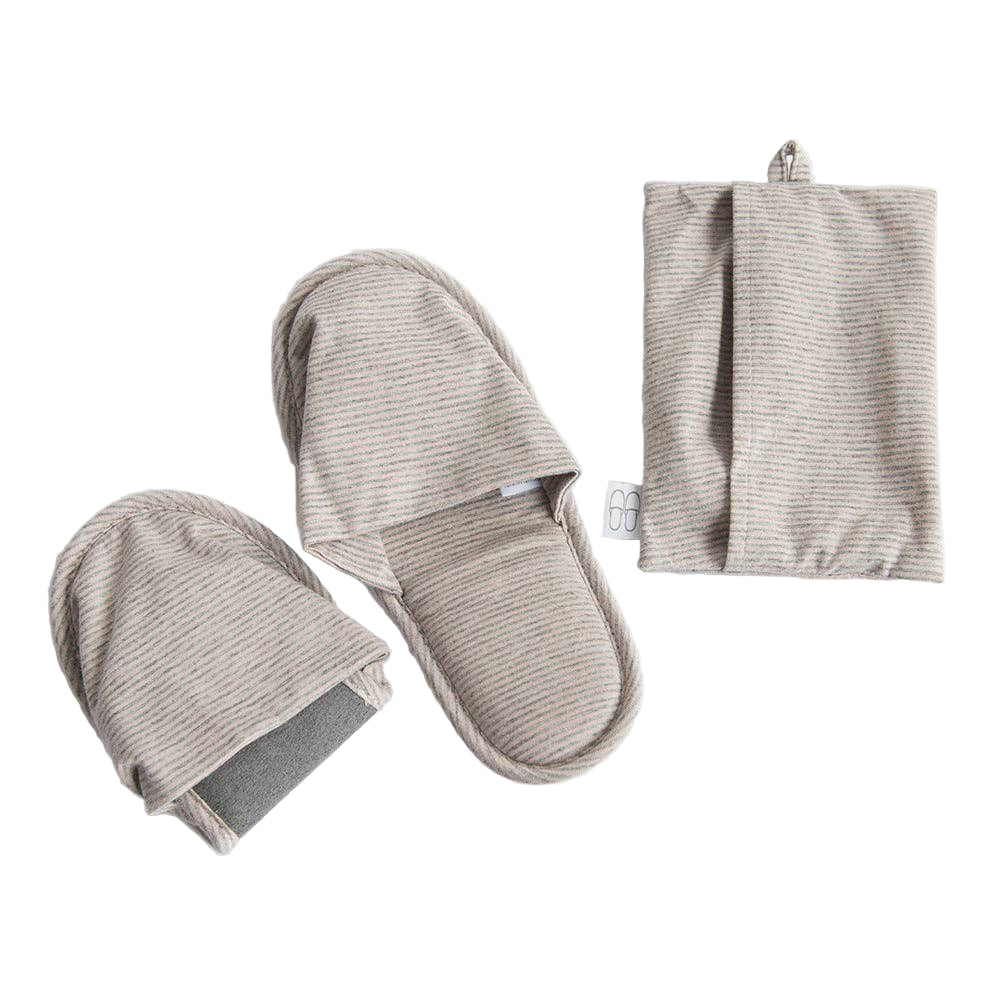 Travel Slippers With Pouch Pink ella where she shops