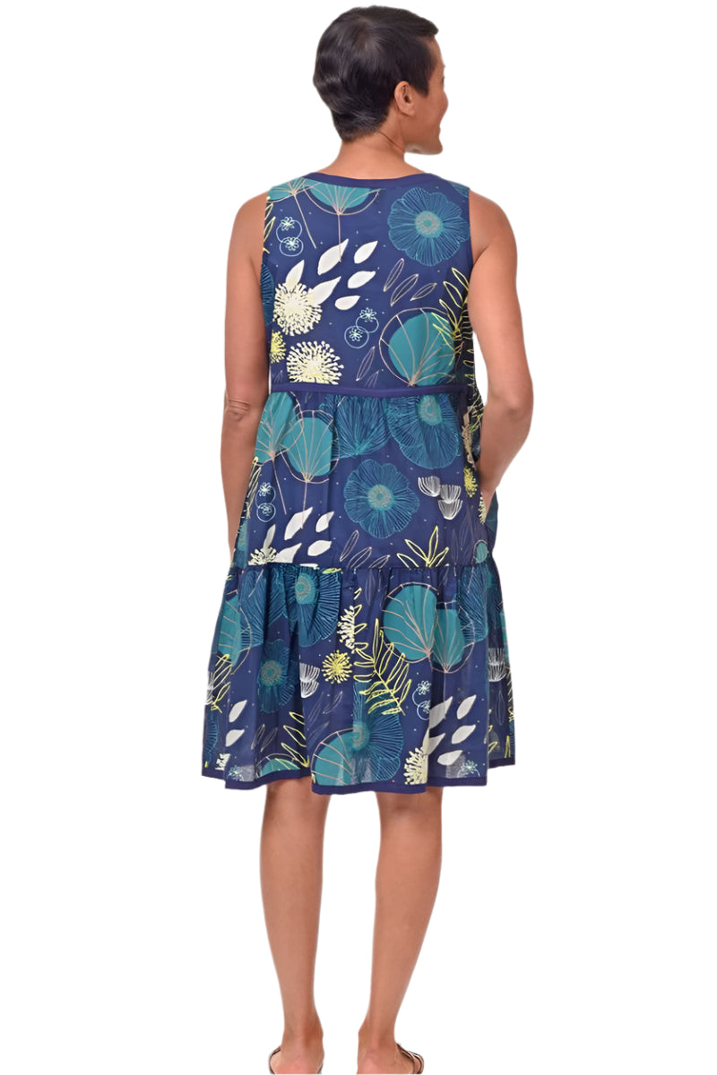 Tulip Portland Cotton Bowman Dress – Back – Ella Where She Shops