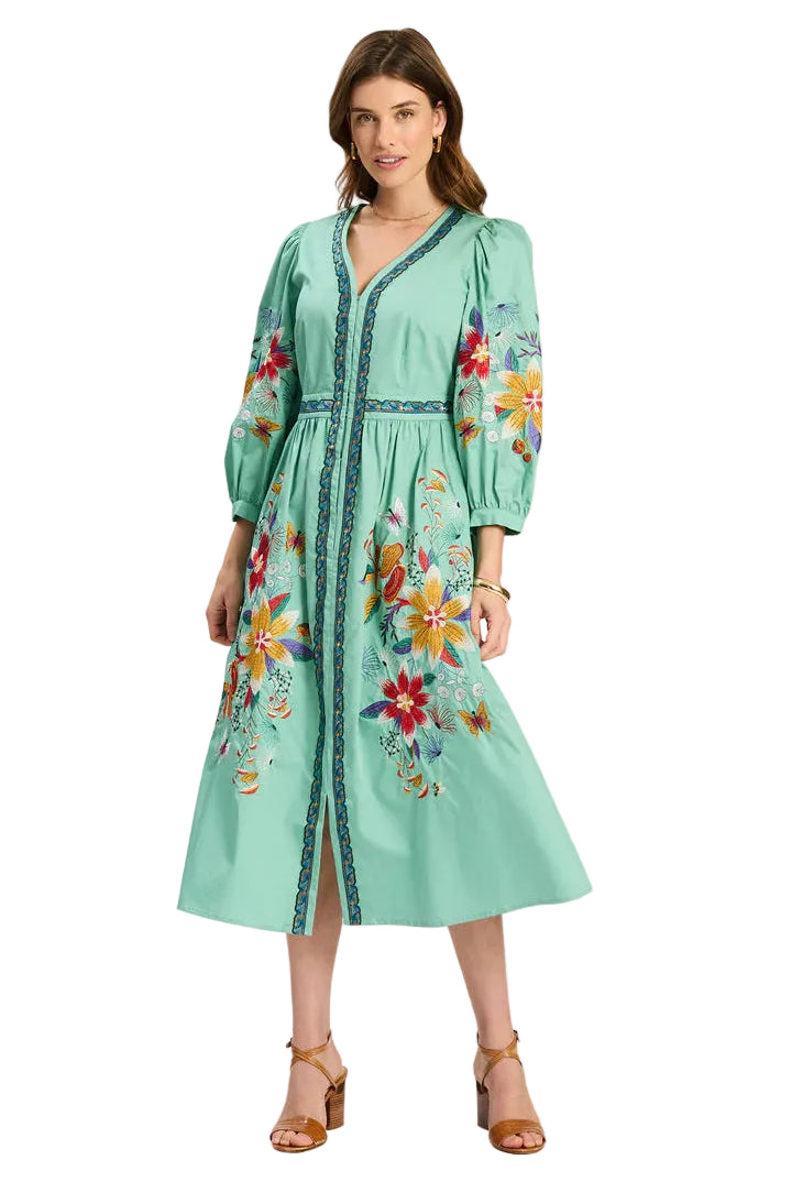 Tyler Böe Bailey Cotton Applique Dress ella where she shops