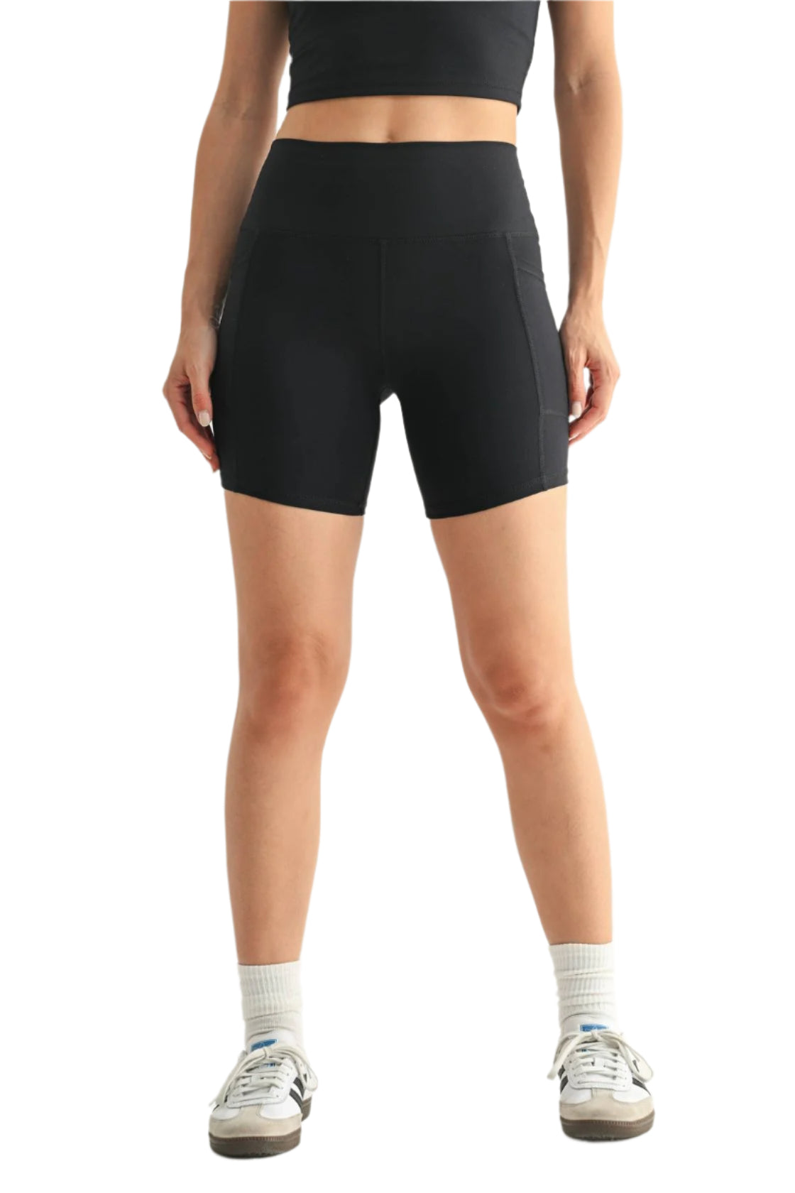 Venice Cloud Light Sculpt Biker Shorts - Front - Ella Where She Shops