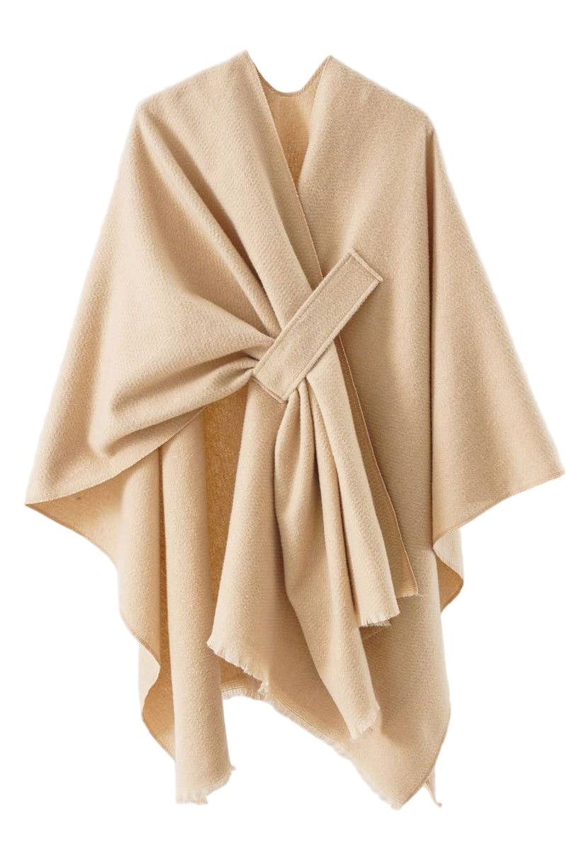 Warm Cashmere feel Shawl beige ella where she shops