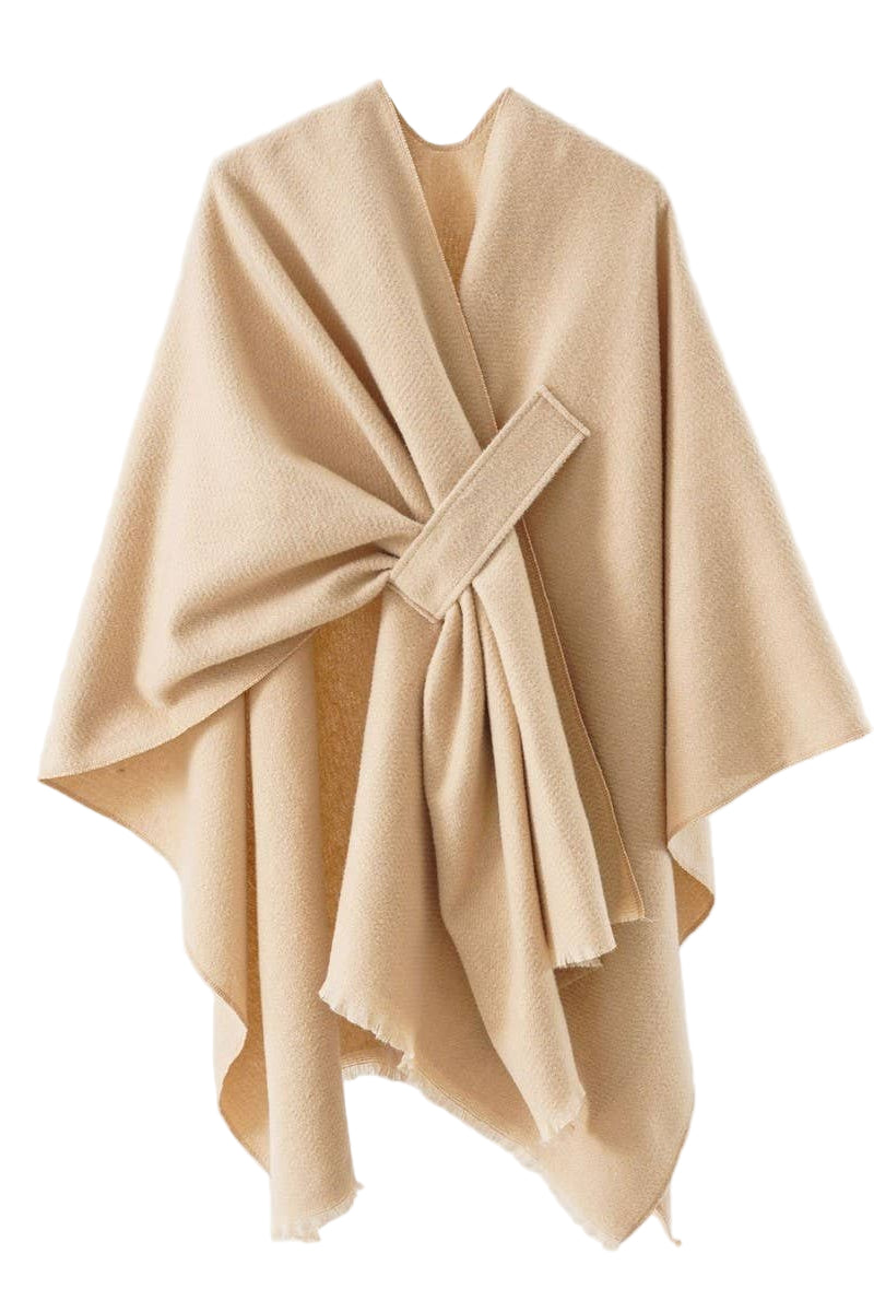Warm Cashmere feel Shawl beige ella where she shops