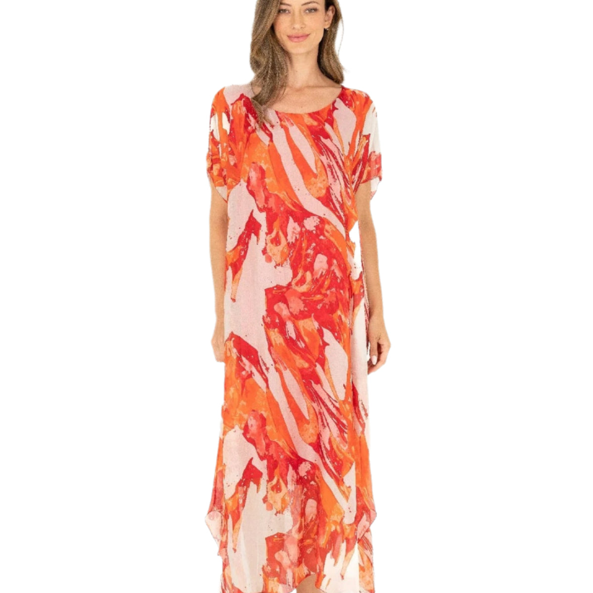 Waves Dress – Cherry Front – Ella Where She Shops
