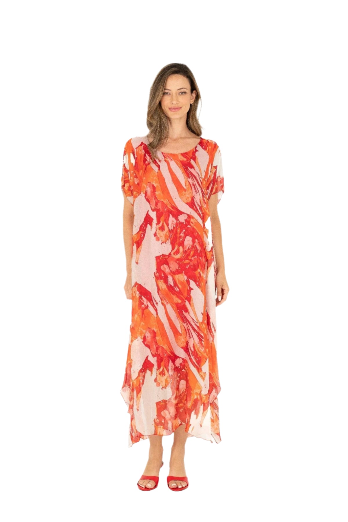 Waves Dress – Cherry Front – Ella Where She Shops