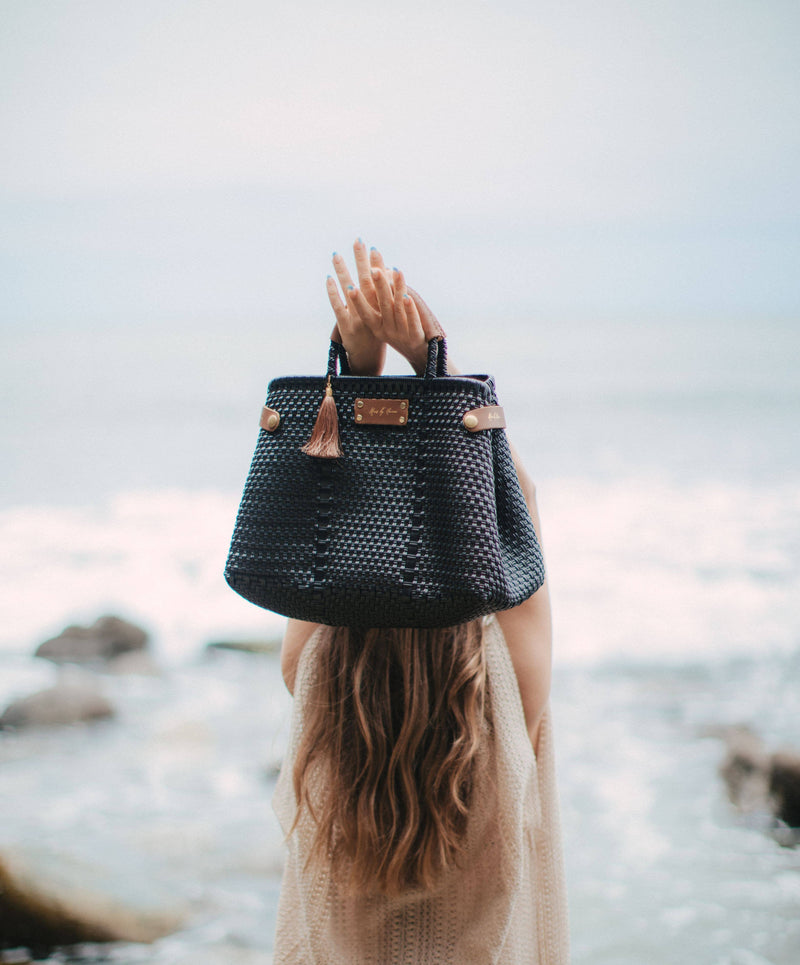 Convertible Handbag -Black Pearl